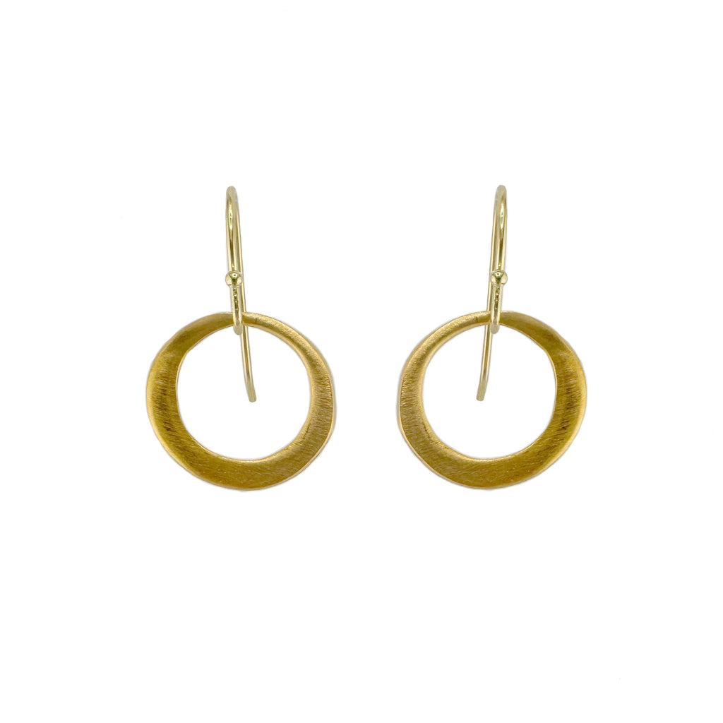 small circles earrings in vermeil