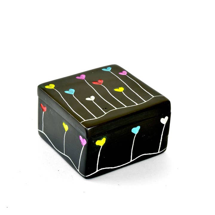 Dreamland Soapstone Box black