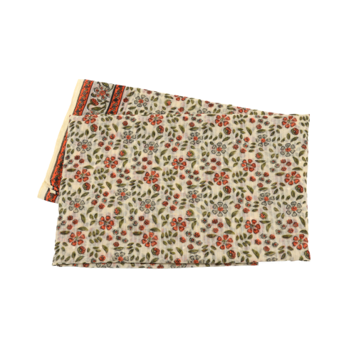 Earthtone Boho Floral Scarf