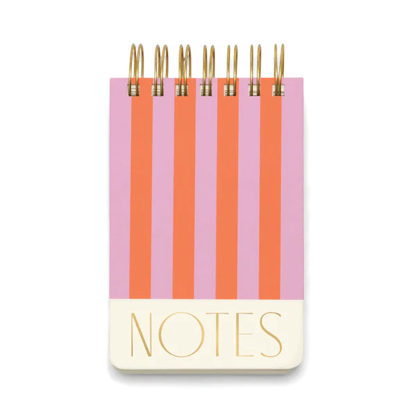 Chunky Twin Wire Striped Notepad – Philippa Roberts
