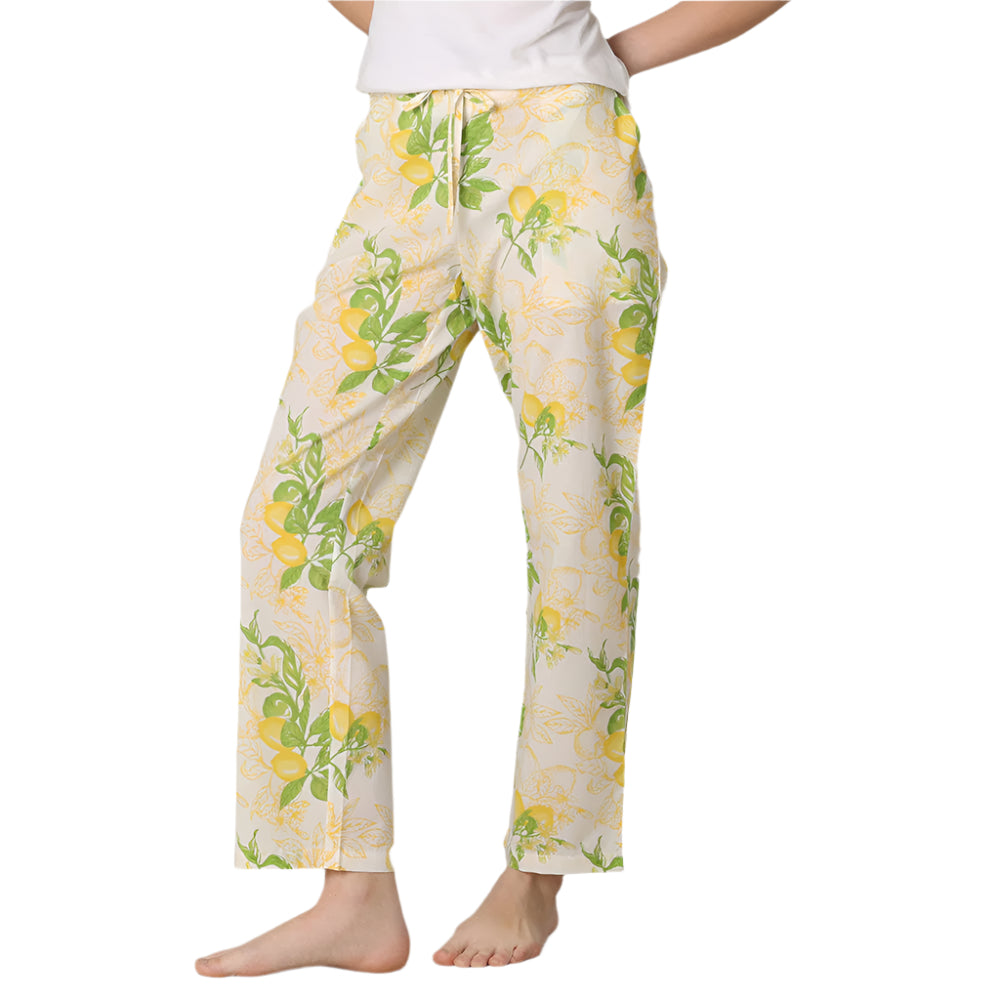 Sorrento print cotton Pajama Pants