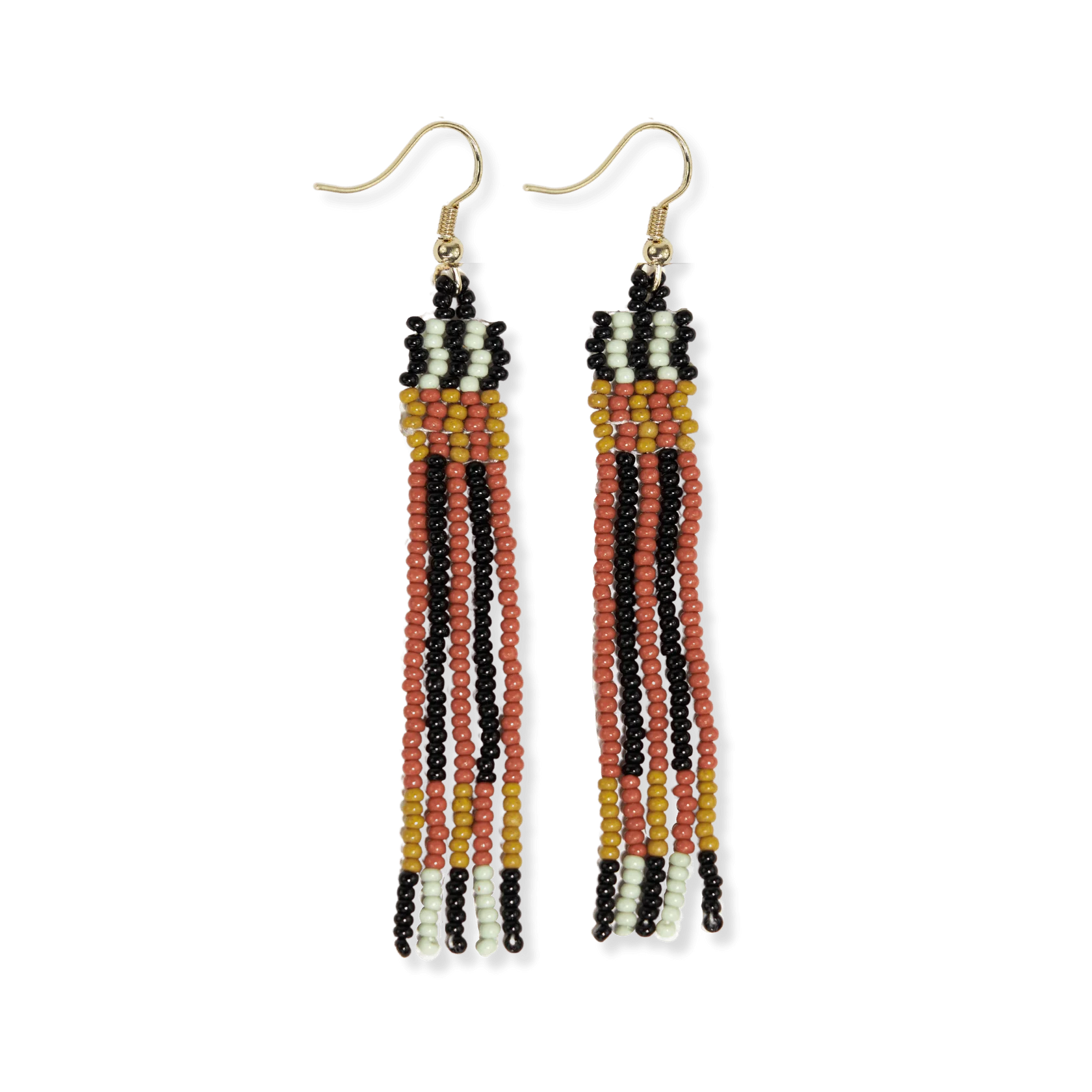 Rust Color Premium Oxidised Earrings (PGSE2613RST)