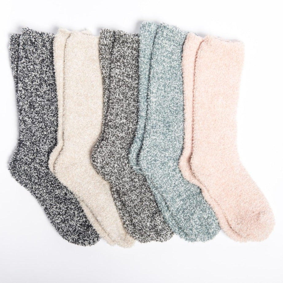 Cozychic Heathered Plush Socks – Philippa Roberts
