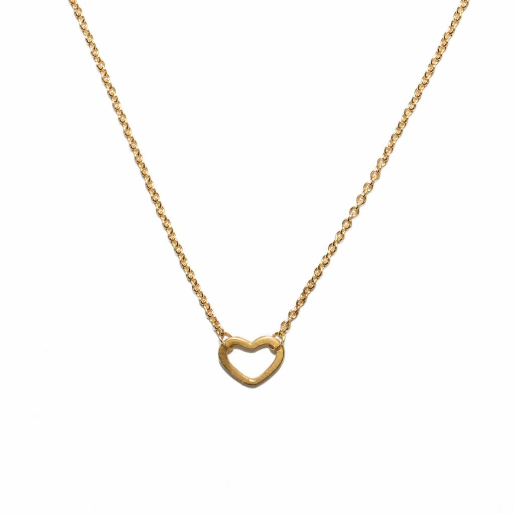 CCweeheartnecklace14k