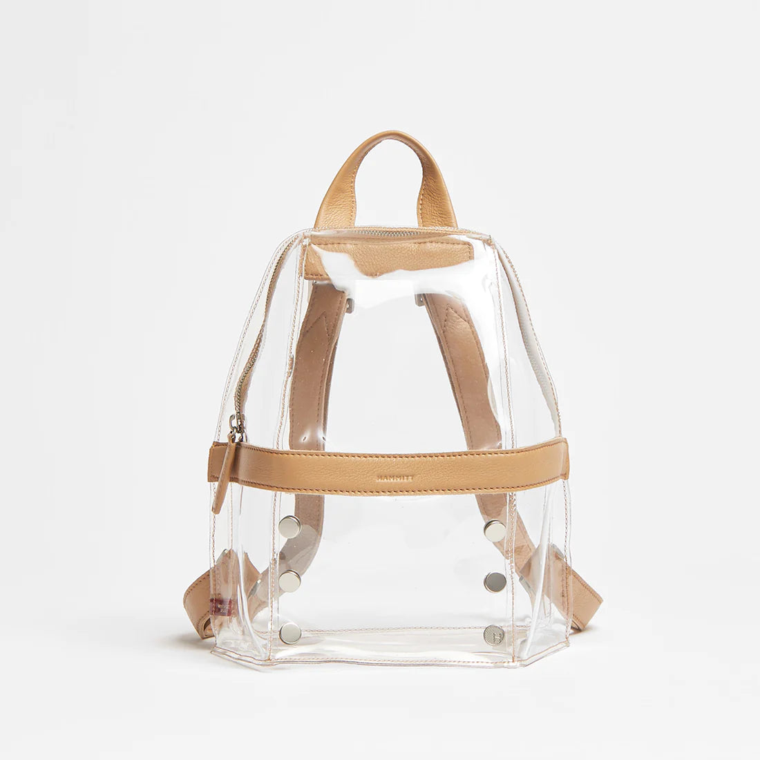 clear leather backpack Hunter Clear/Tan Backpack